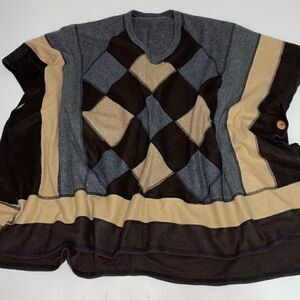 7 Hands Design cashmere poncho‎